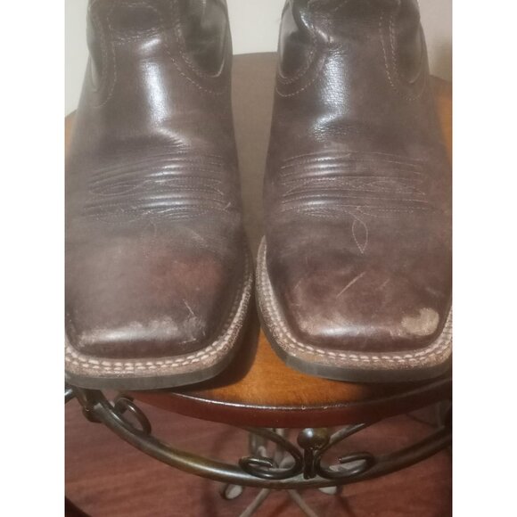 Ariat Crossfire Buckaroo Boots Mens 11 D Brown Leather Western 10006734 - Picture 8 of 15